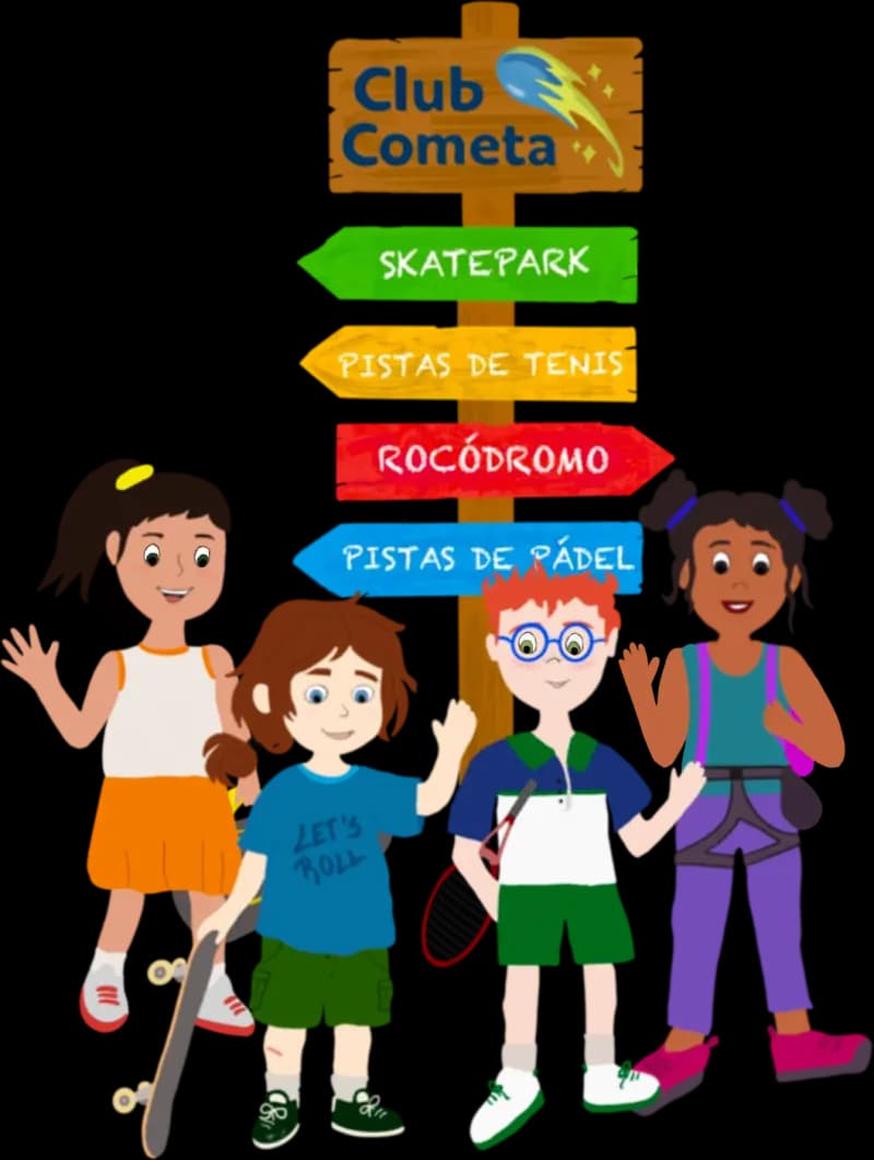 Colección Un día en el Club Cometa - libros infantiles deportivos